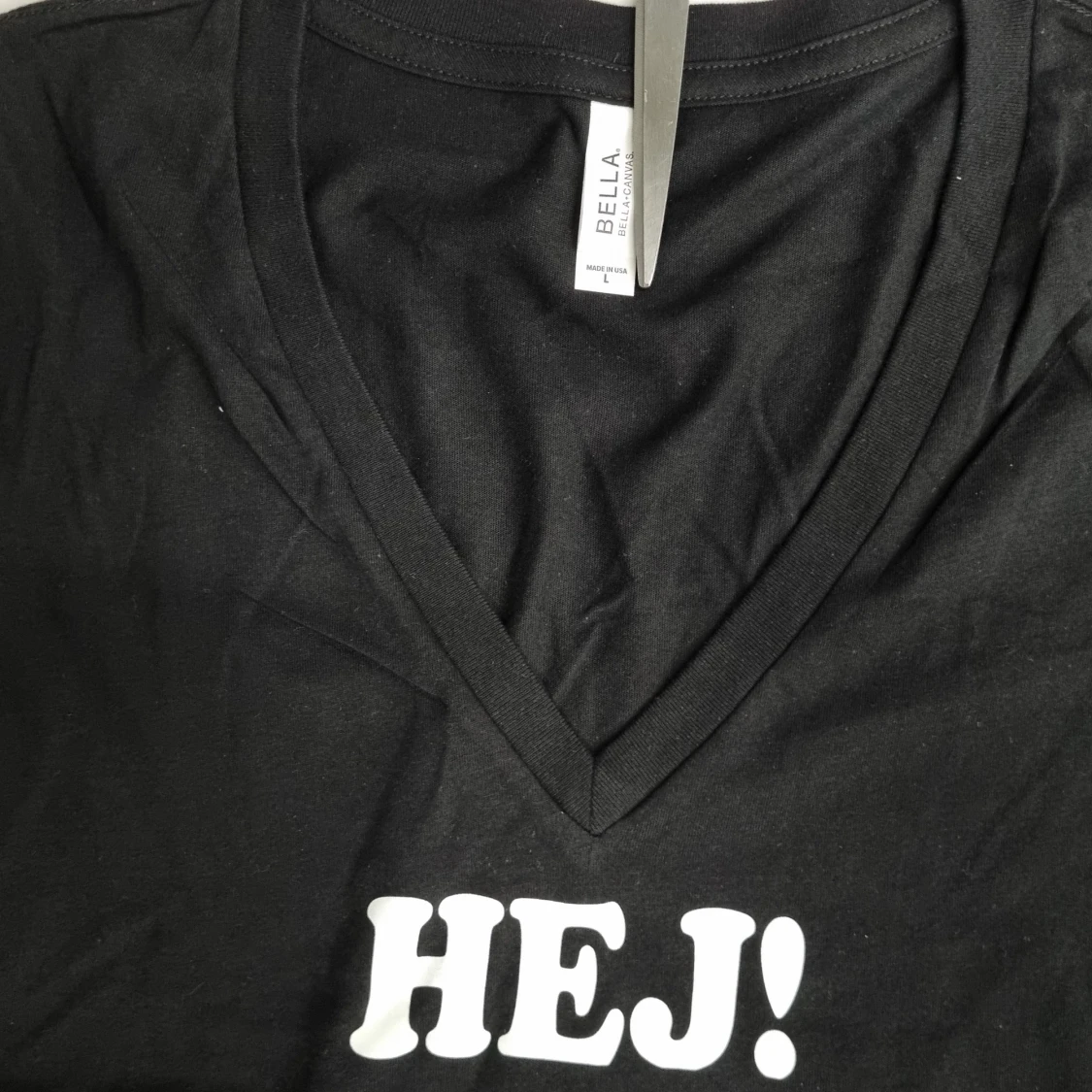 HEJ! dam t-shirt med tryck - 91