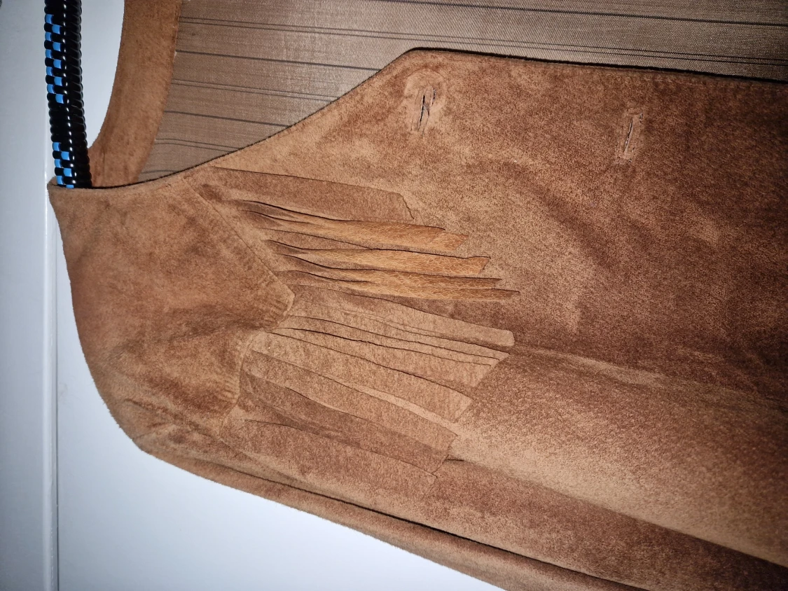 Moccajacka med fransar - 90