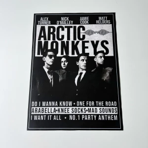 Arctic Monkeys poster - Poster med Arctic Monkeys på. Inga defekter på framsidan. Skickas i skyddad rulle 💕