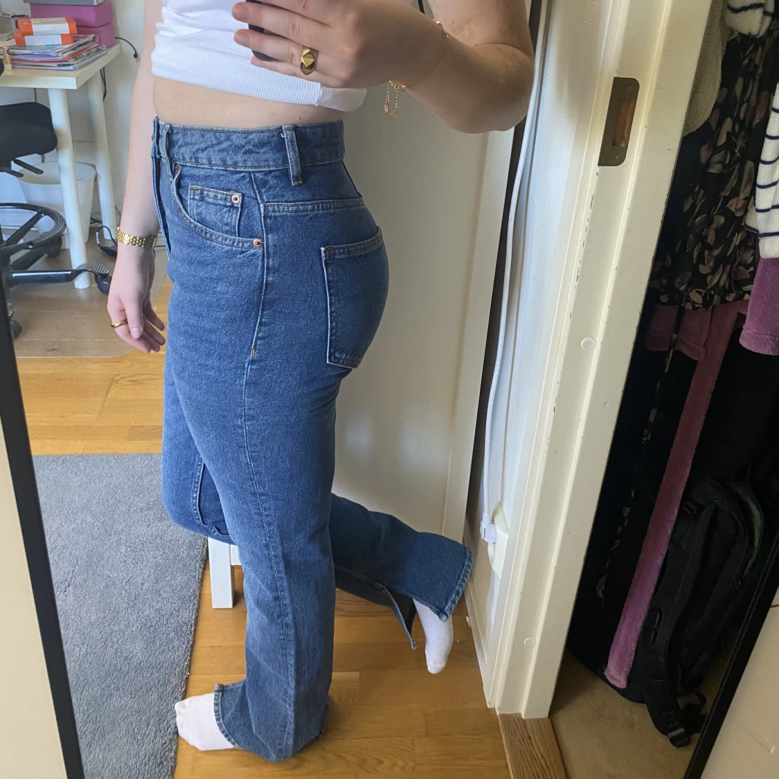 Bootcut med slits  - 90