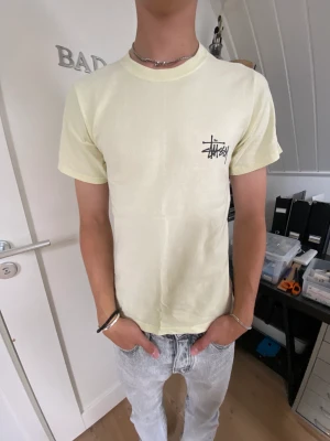Stussy t-shirt  - En riktigt snygg stussy t-shirt i en snygg färg! Den är aldrig är använd, och storleken på den är XS! Kvitto medföljer. Hör av er vid funderingar!