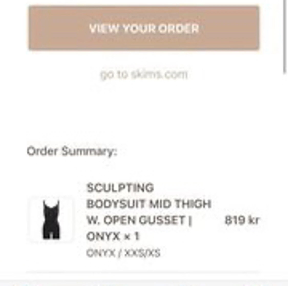 Sculpting bodysuit mid thigh with open gusset - 91