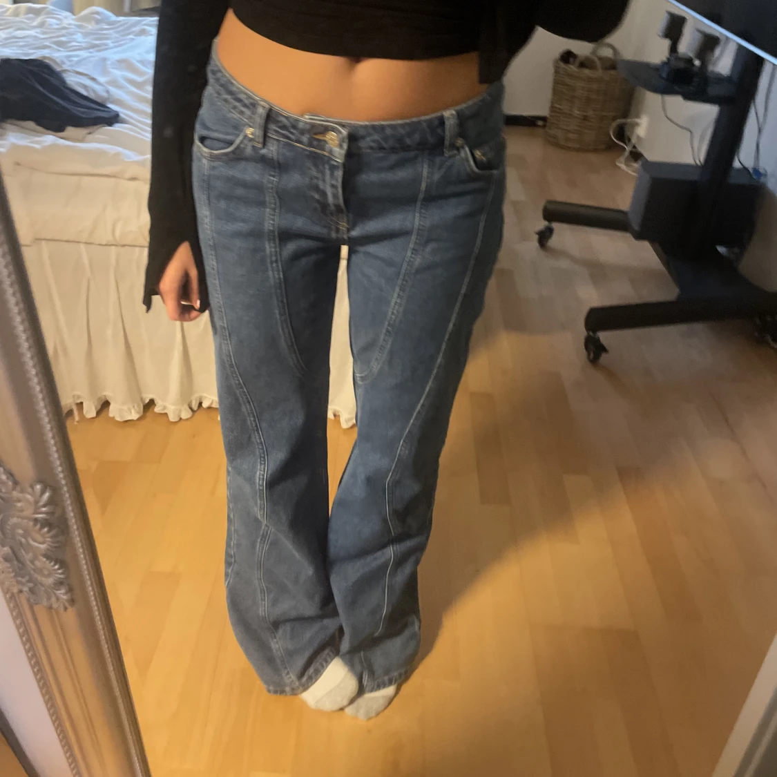 Lågmidjade jeans - 90