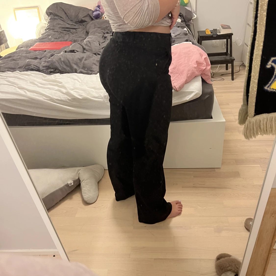 Svarta kostymbyxor  - 90