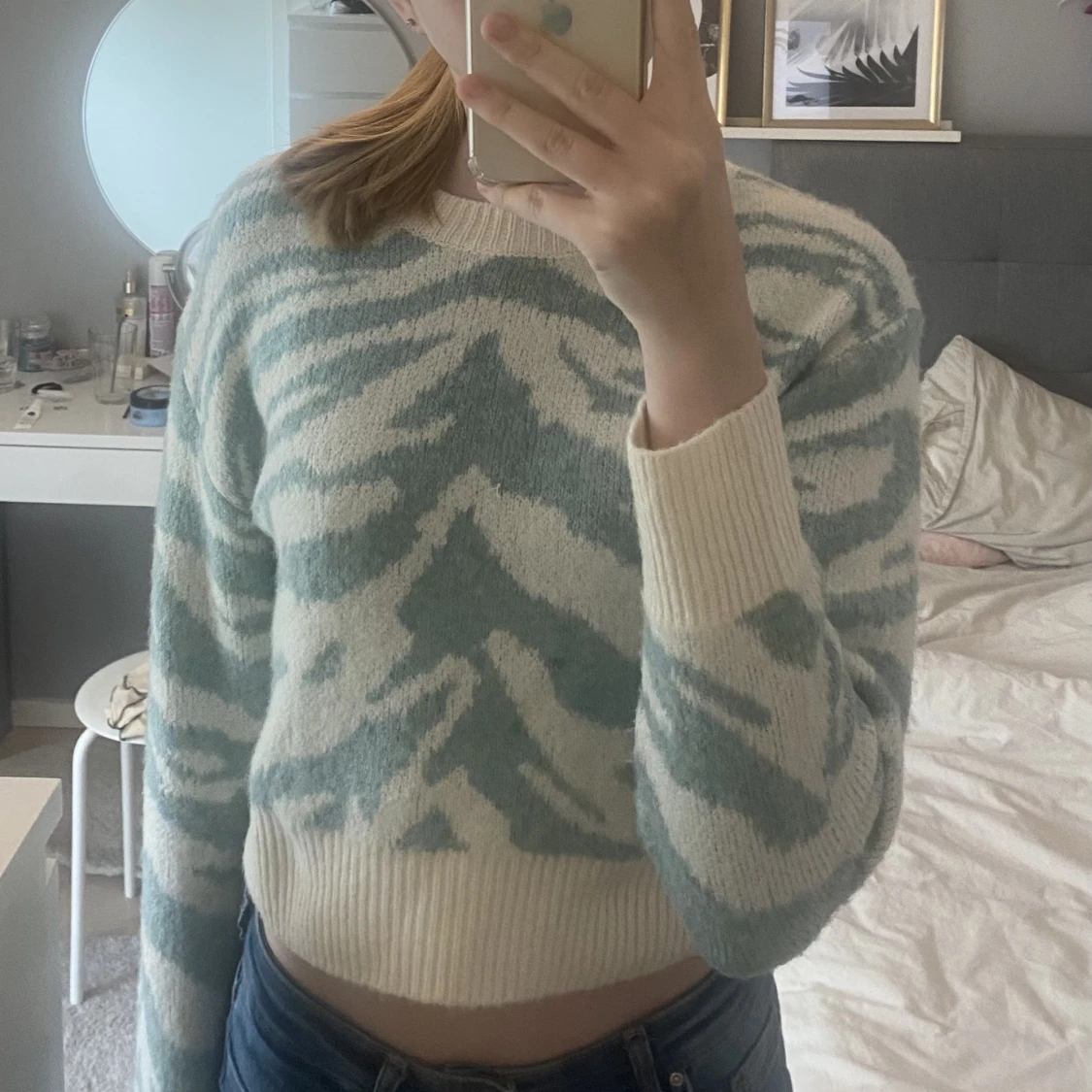 Stickad tröja 