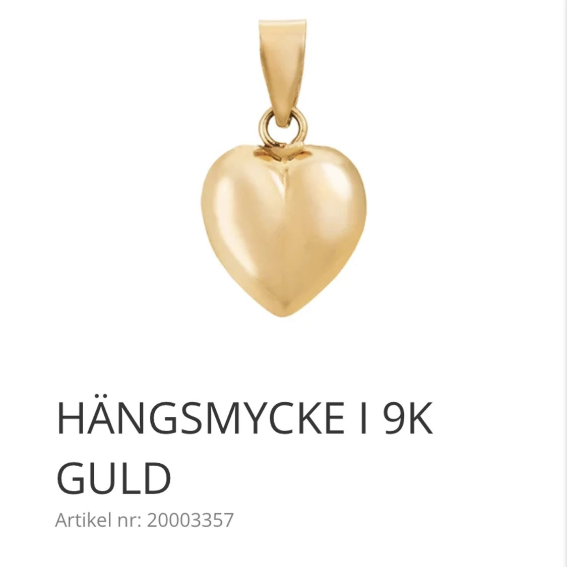 Guldkedja med hänge  - 91