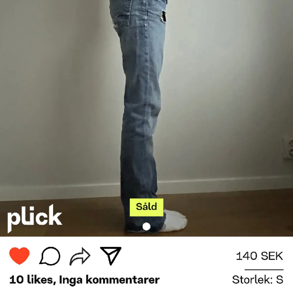 Lågmidjade jeans - 90