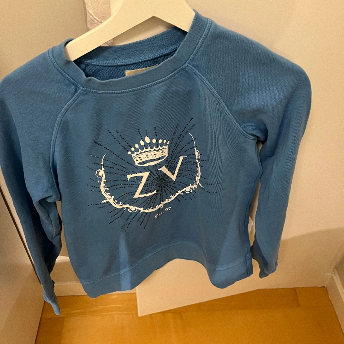 Blå zadig sweatshirt
