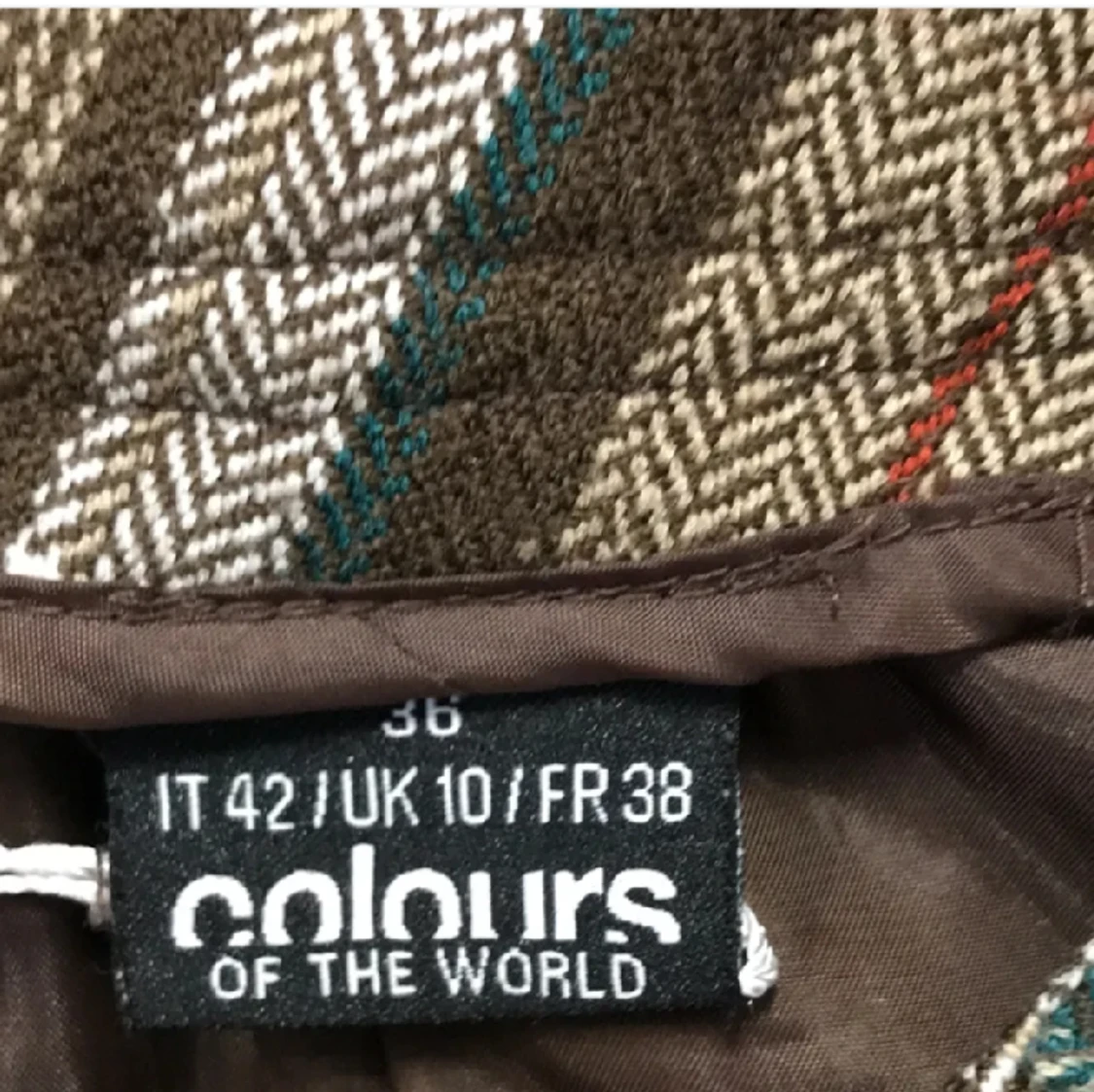 Rutig mini kjol  - 91