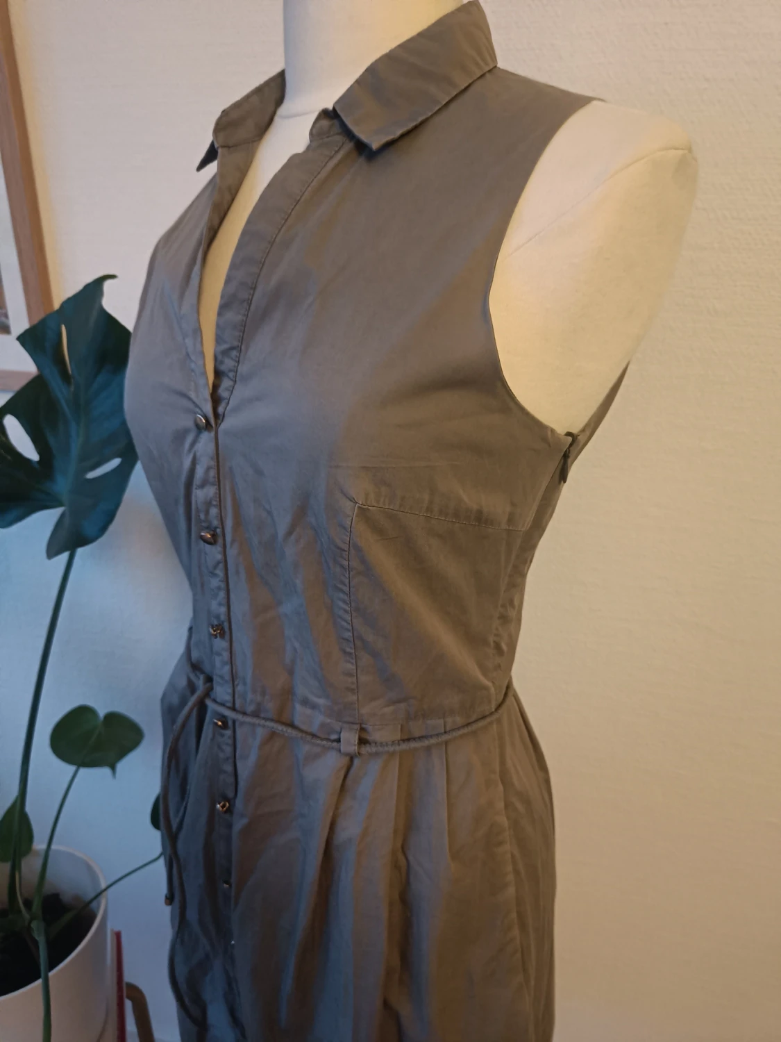 Skjortklänning, bomull, strl 36 - 90