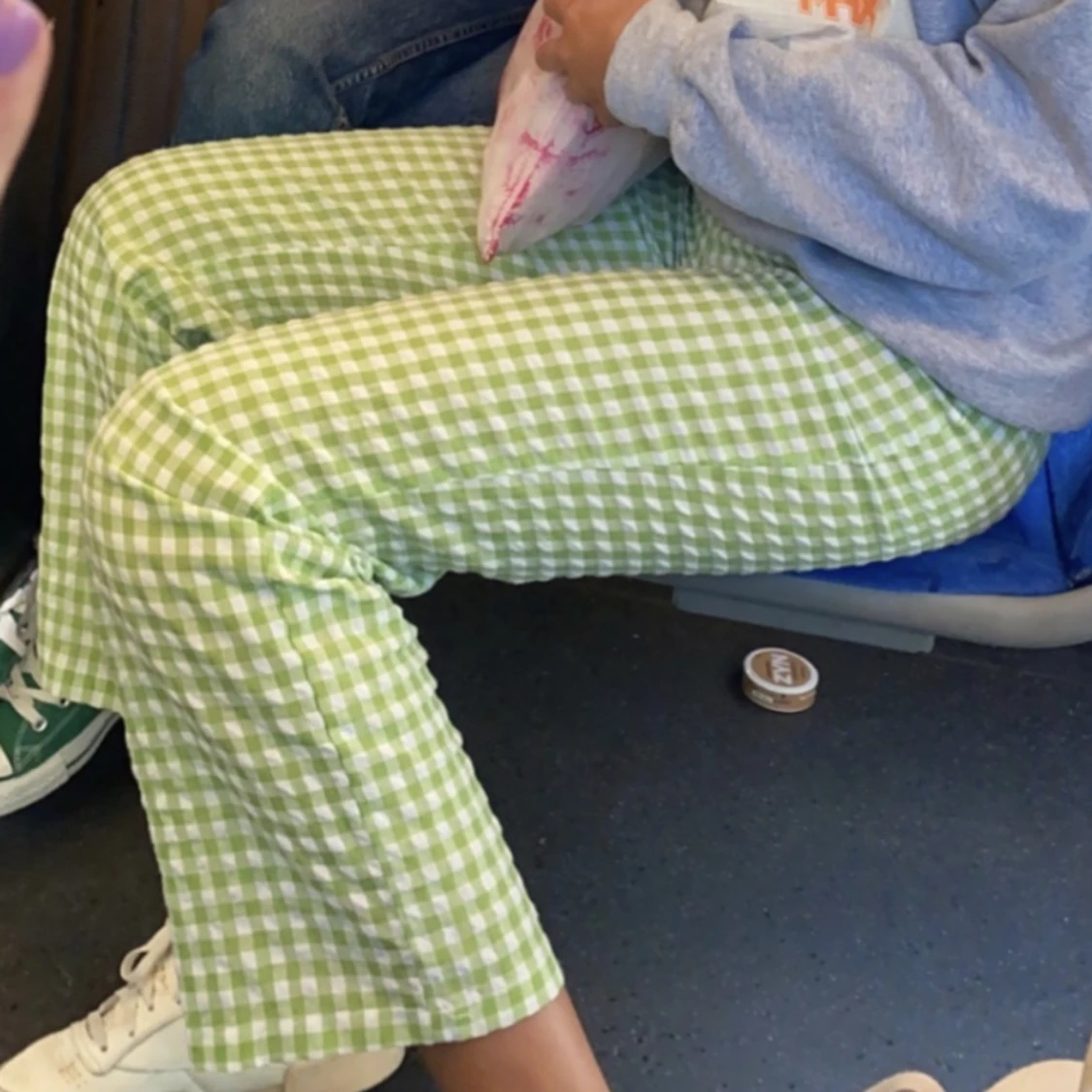 Gröna rutiga byxor - 90