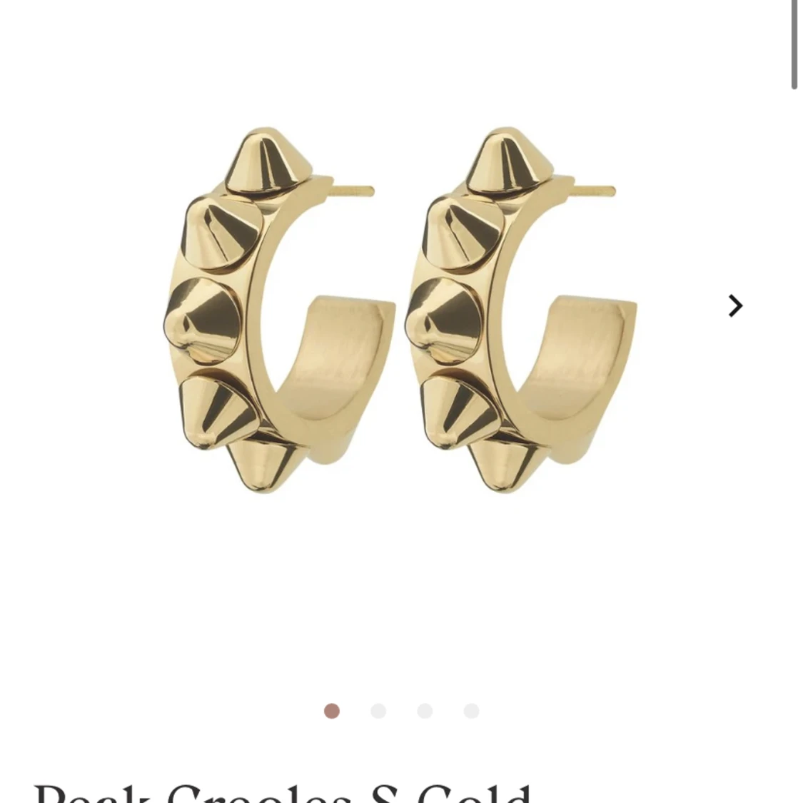 Guldiga Edblad örhängen  - 90