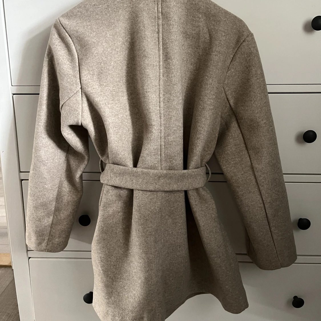 Beige höstkappa - 90