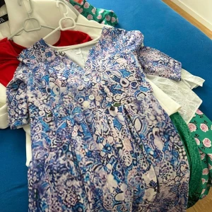 Klänning - Säljer en blå klänning som jag inte använder. Den är i bra skick