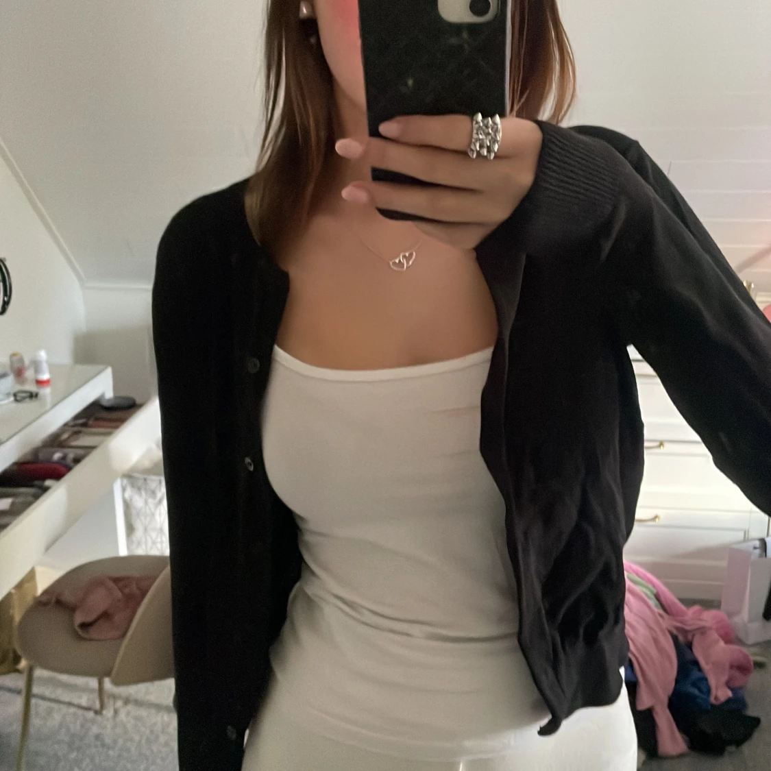 Svart kofta från h&m