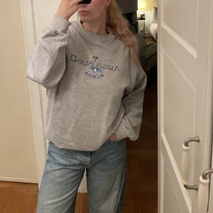 Grå sweatshirt  - Sweatshirt från bikbok🙌🏼 endast använd två gånger!