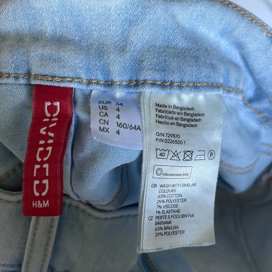  Ljus blåa shorts  - 91