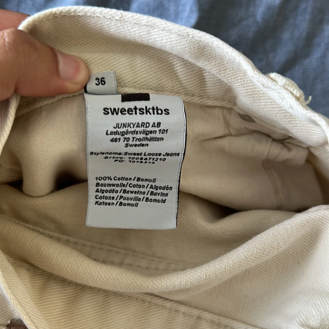 Beigea vida jeans - 91