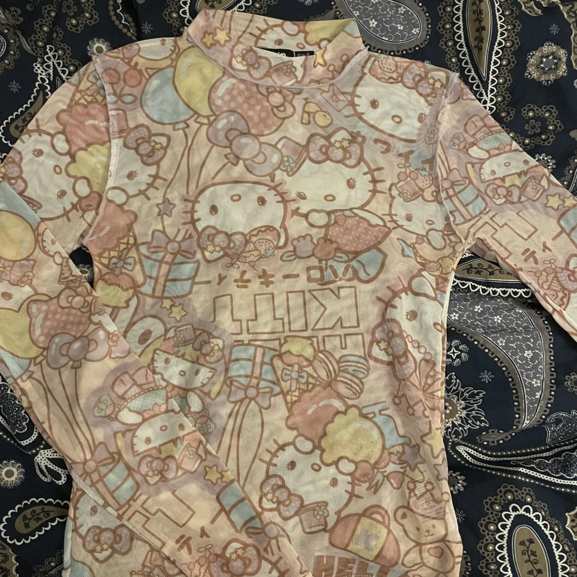 ÄKTA sanrio hello kitty mesh top - 90