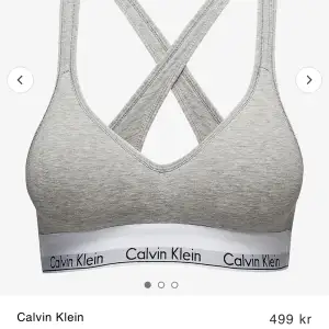 Säljer denna gråa Calvin Klein Bh i storlek S😇Fint skick