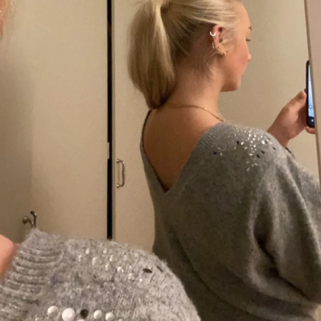 Stickad tröja  - 90