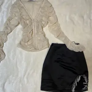 Set storlek S topp stretchiga i material från Nakd kjol från Gina Tricot.