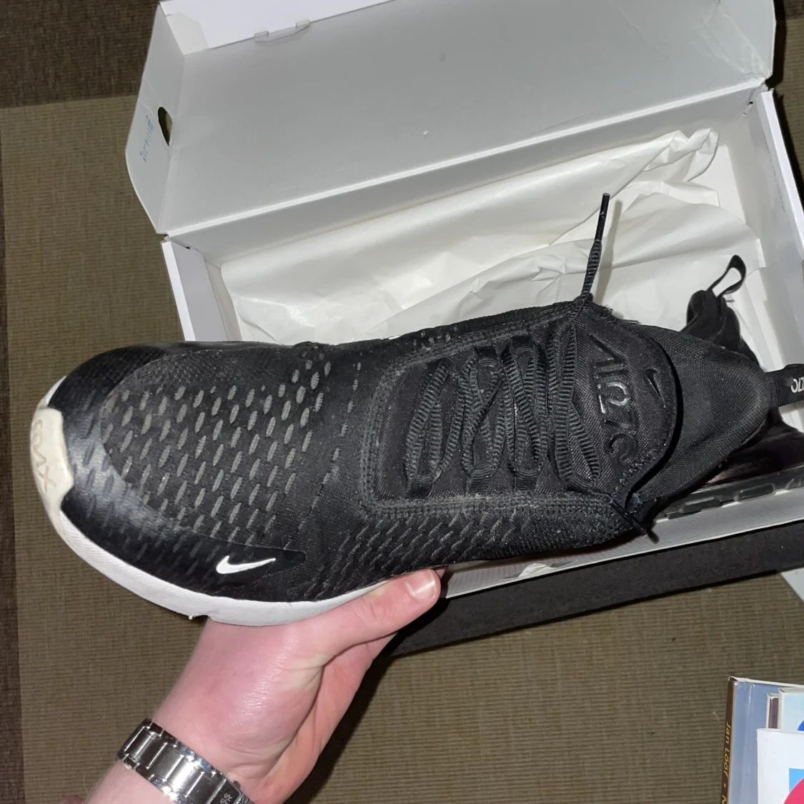 Nike airmax 270 svarta och vita - 91