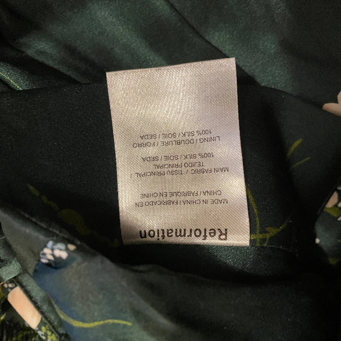 Kjol och topp i silke - 90