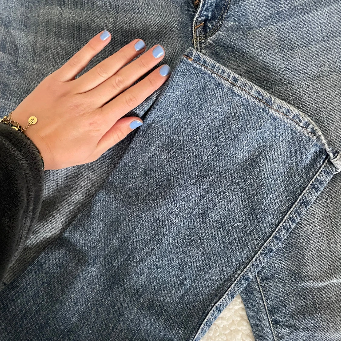 Vintage lågmidjade Lee jeans - 91