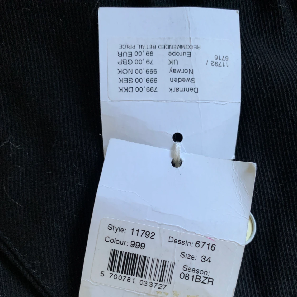 Lågmidjade kostymbyxor  - 91