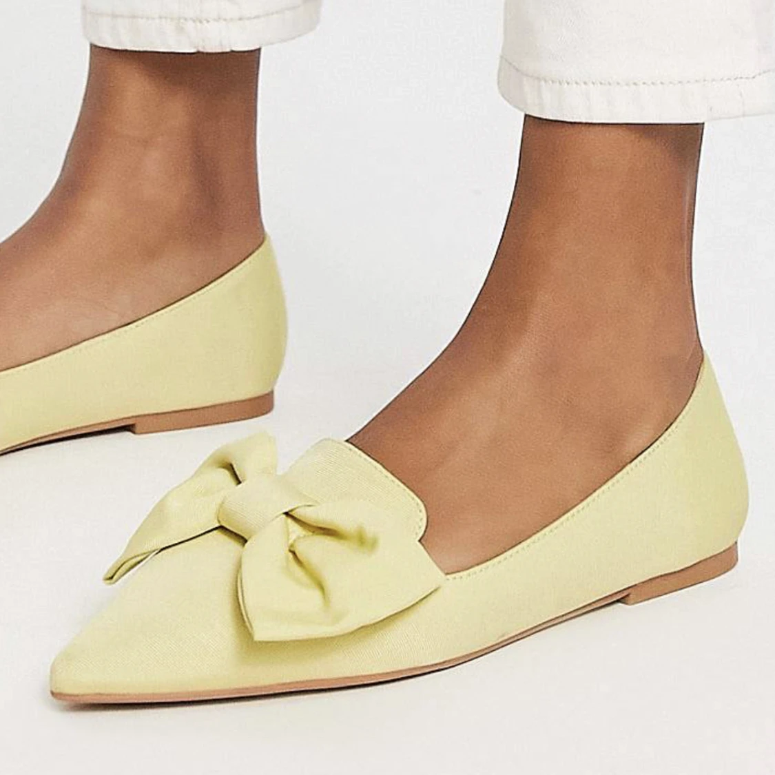 Citrongula ballerinaskor - 91