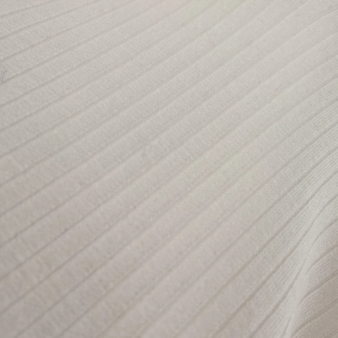 Ribbad vit t-shirt - 91