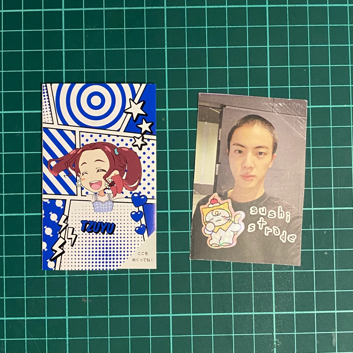 Kpop twice tzuyu candy pop lottery card 