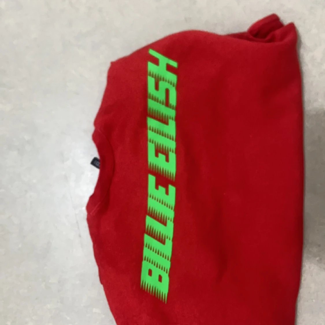 Billie Eilish Röd/Neon SWEATSHIRT - 90