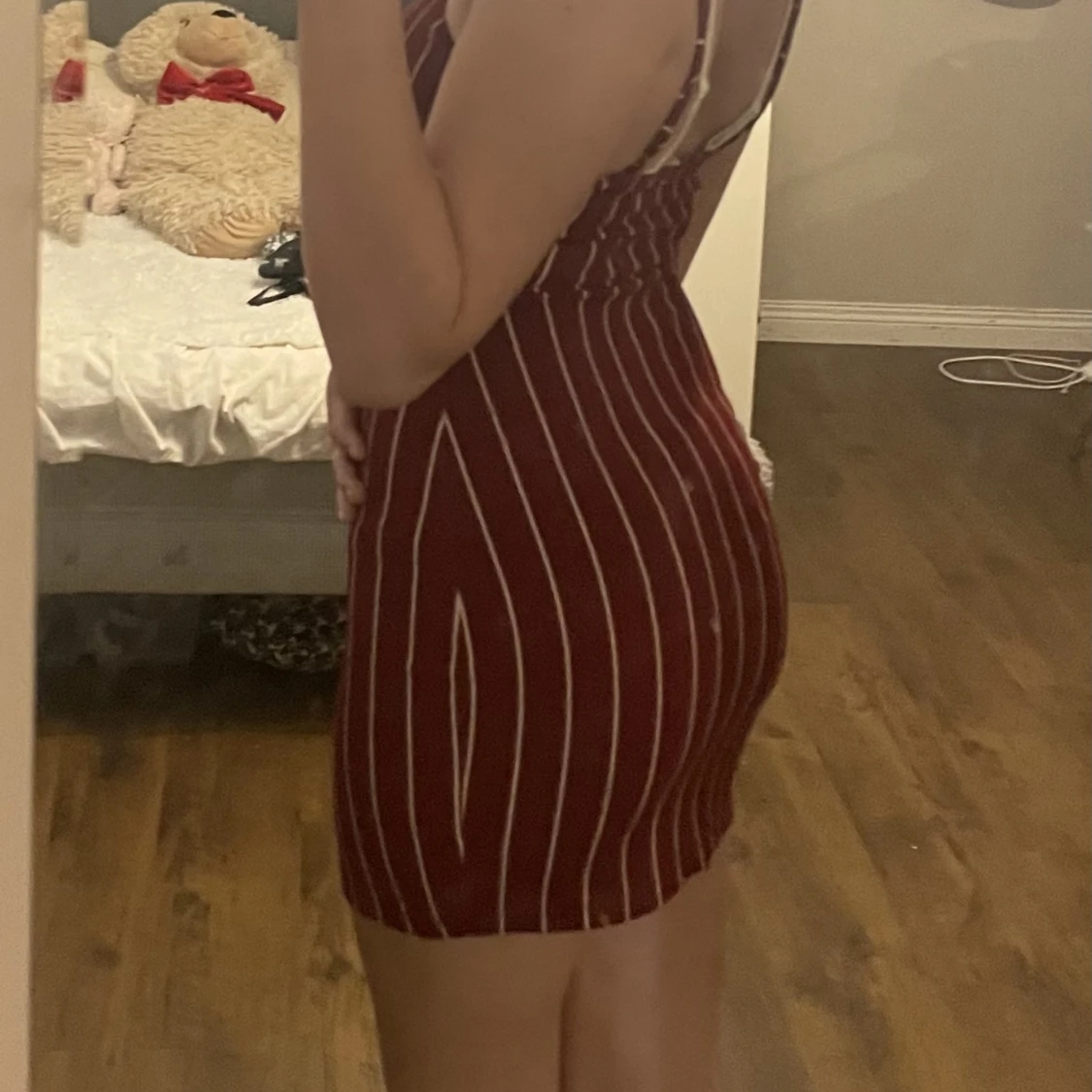 Röd klänning  - 90