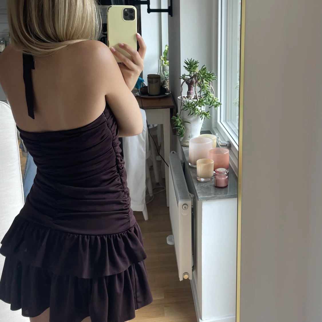 Vintage halterneck klännig.  - 90