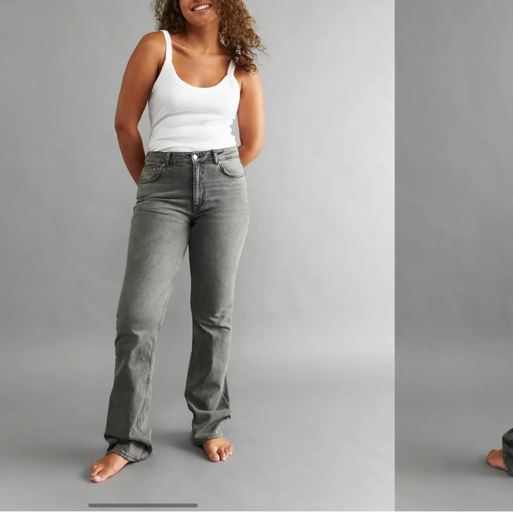 Ett par jättefina populära jeans från Gina! Bra skick!!💕💕. Jeans & Byxor.