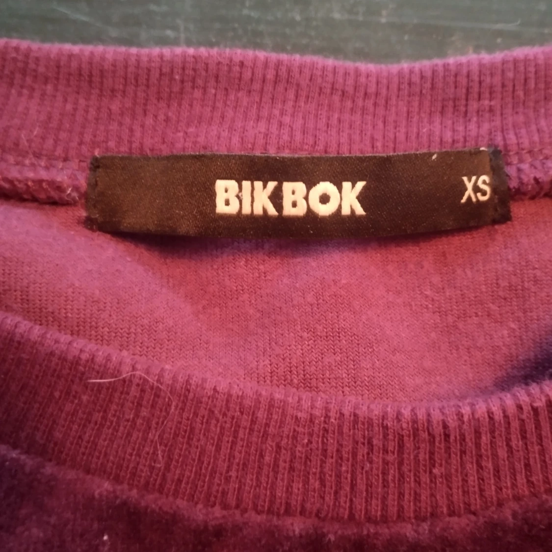 croppad tröja i velor - 90