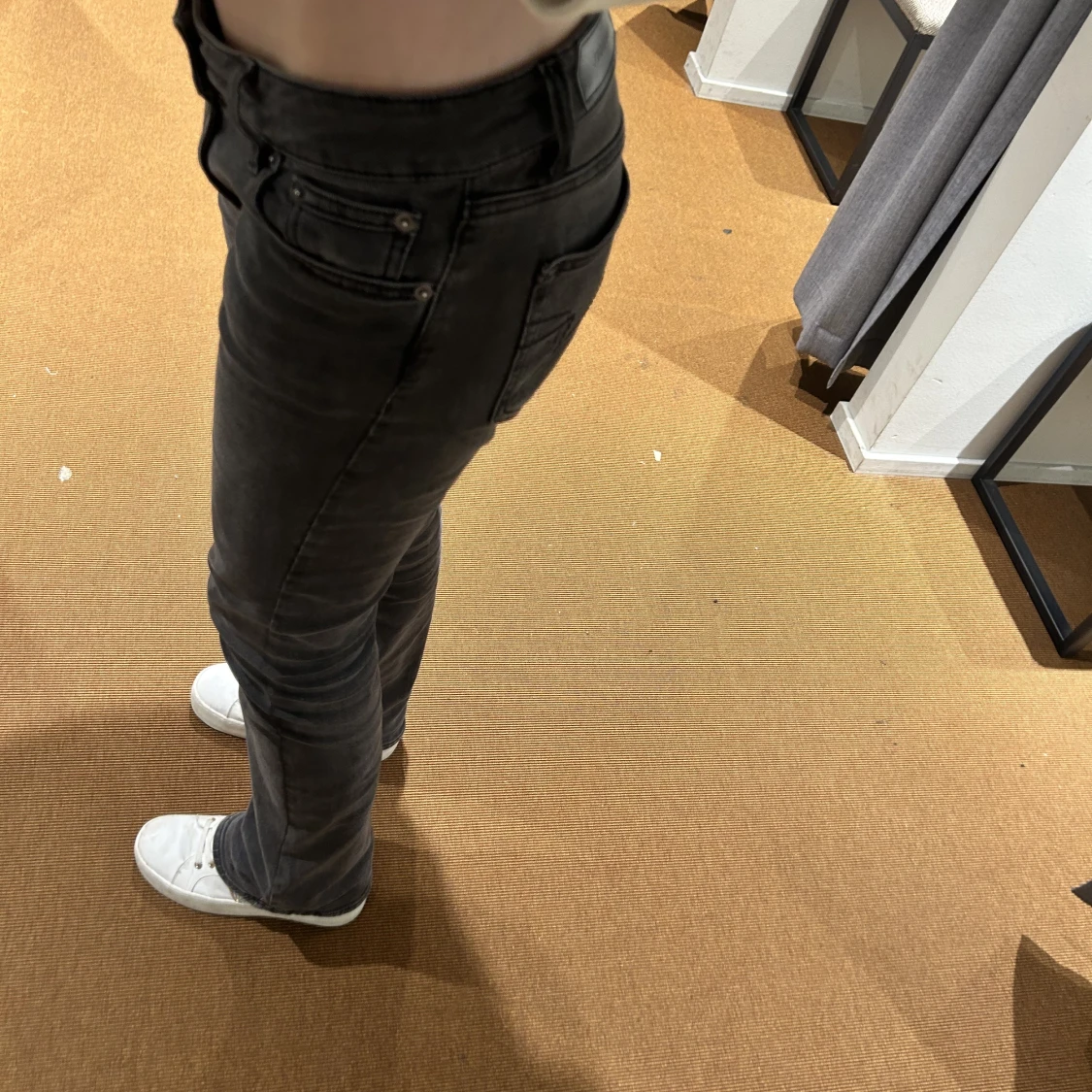 Lågmidjade bootcut - 90