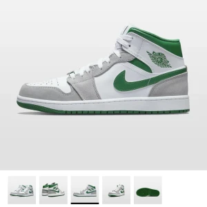 JORDAN 1 "GREY GREEN" MID - Supersnygga jordans som för sällan kommer till användning. Nypris 3000kr 