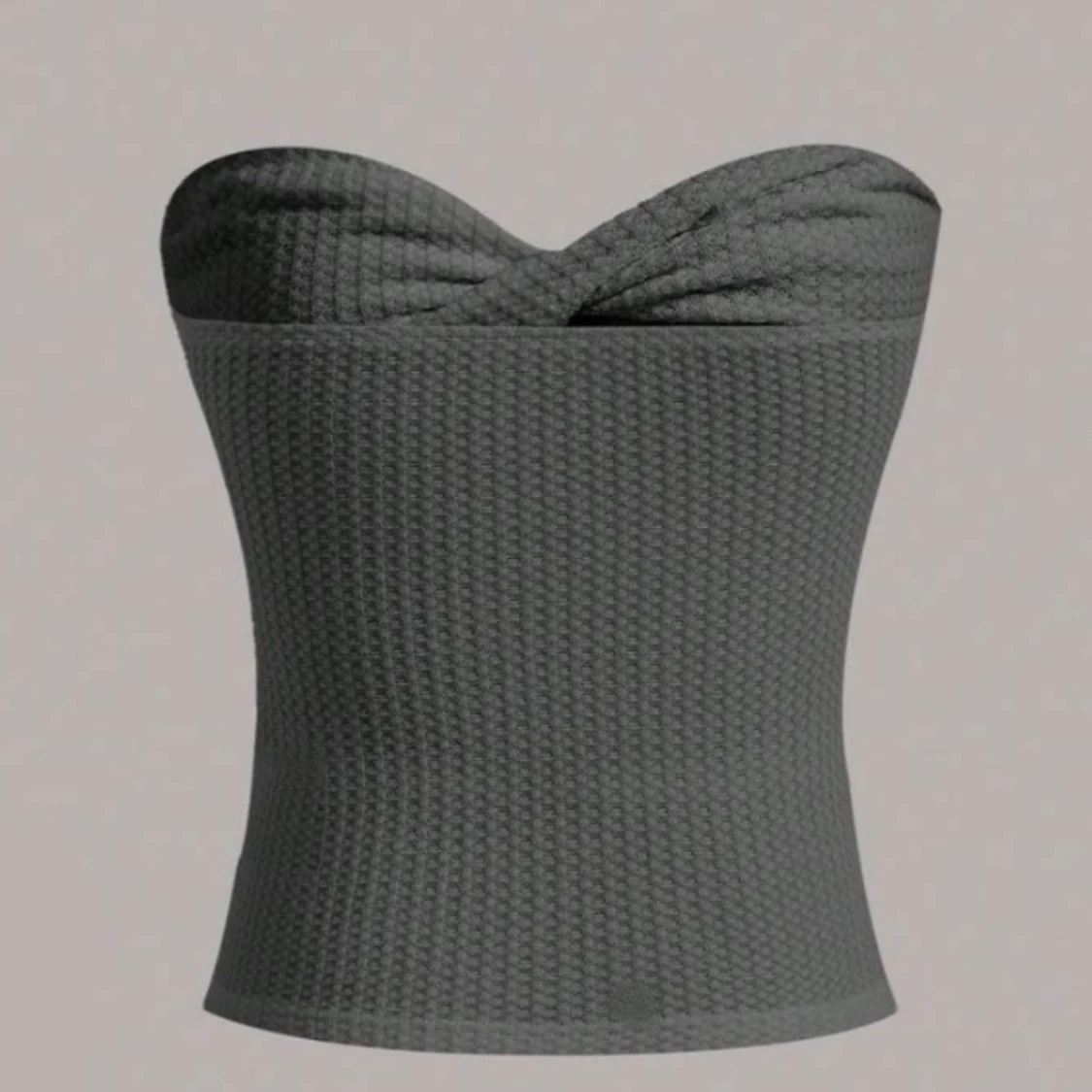 Supersnygg grå tube topp - 90