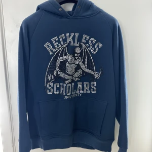 Reckless Schoolars Hoodie - Basically ny skick, inga stenar alls har ramlat av + påse medföljer. 