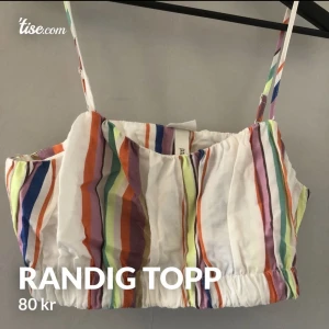Randig topo - Oanvänd Resårband