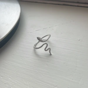 Orm ring - Fint skick!  Silver 925  Tål vatten Storlek 19 men lite justerbar Säljer för 150kr