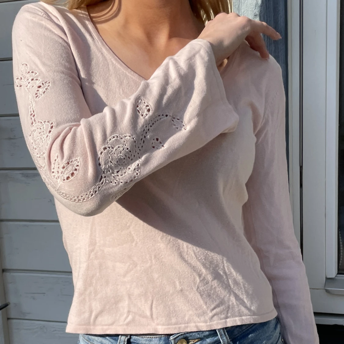 ROSA LÅNGÄRMAD TRÖJA  - 90