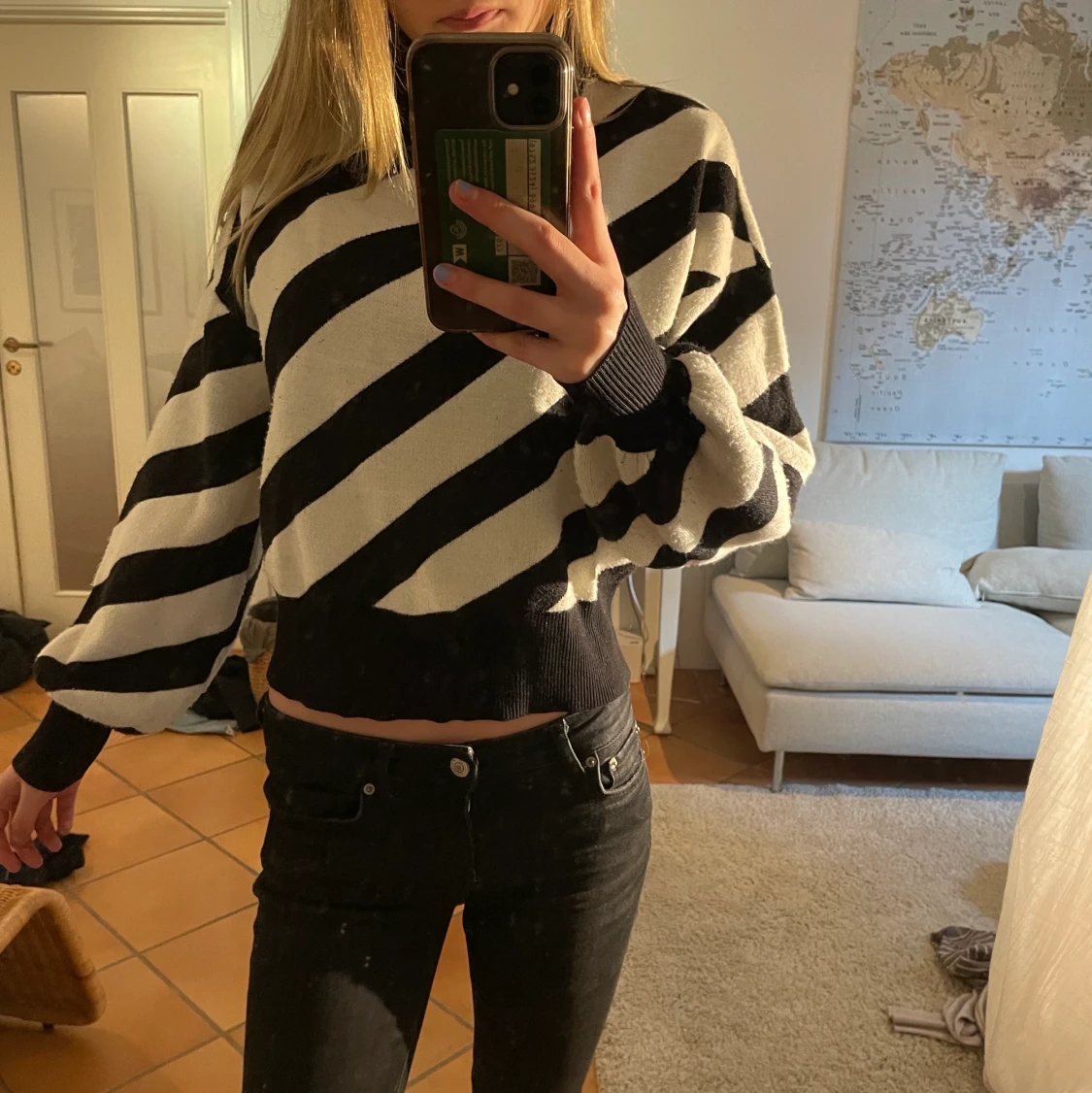 Stickad tröja  - 90