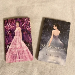 Böcker - Kronprinsessan och Drottningen av Kiera Cass. Bok fyra och fem i The Selection serien. På svenska och ser ut som nya. Kan tänka mig att sälja enskilt eller i ett pack