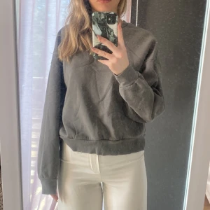 Grå sweatshirt - Grå sweatshirt, medellång. Vid frågor kontakta mig via pm.