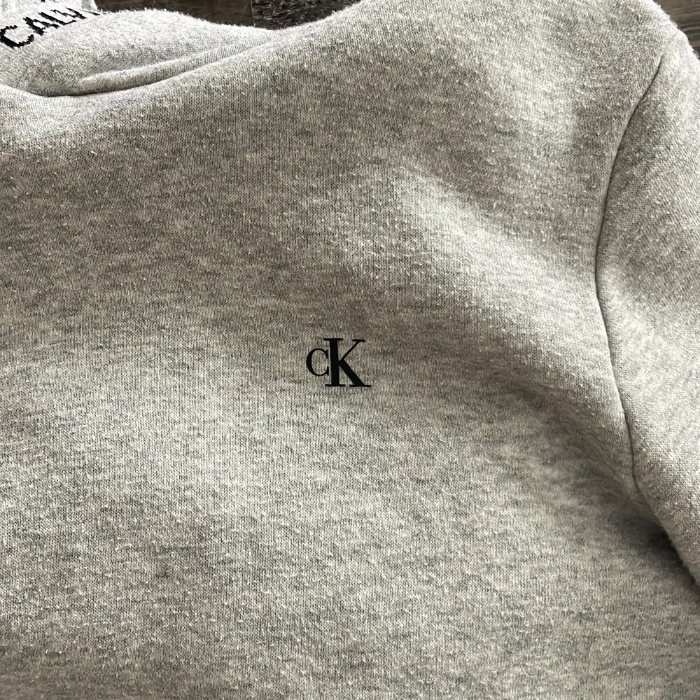 En jätte fin Calvin Klein tröja den värmer och är skön att ha på sig på kvällen 💕Köpt för 700 använd 1-2 gånger🫶🏻. Hoodies.