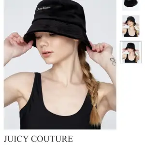 Svart bucket hat från juicy couture. Aldrig använd. Nypris 499, Frakt kostar 15 kr 